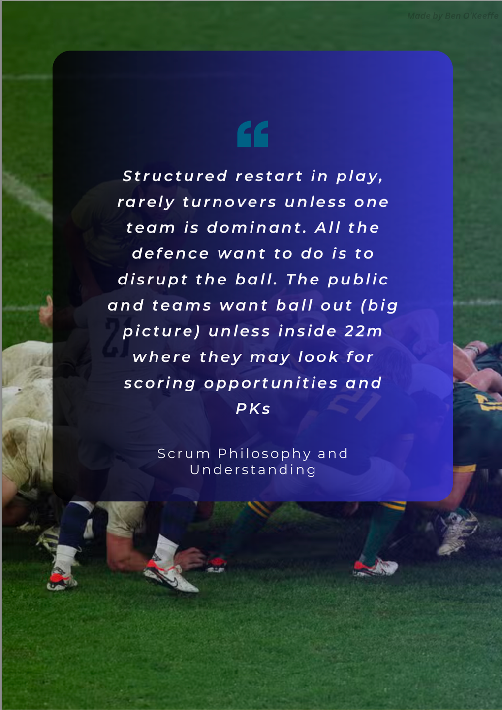 Mastering Refereeing: The Performance Blueprint - Lineout & Scrum